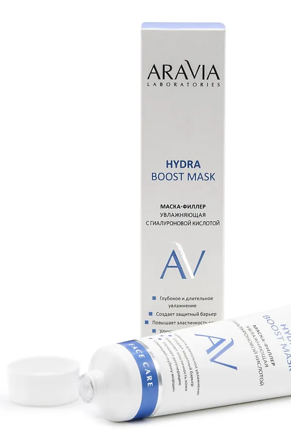 Aravia Laboratories Маска-филлер увлажняющая с гиалуроновой кислотой / Hydra Boost Mask, 100 мл KRISTALLER, белый - фото 2