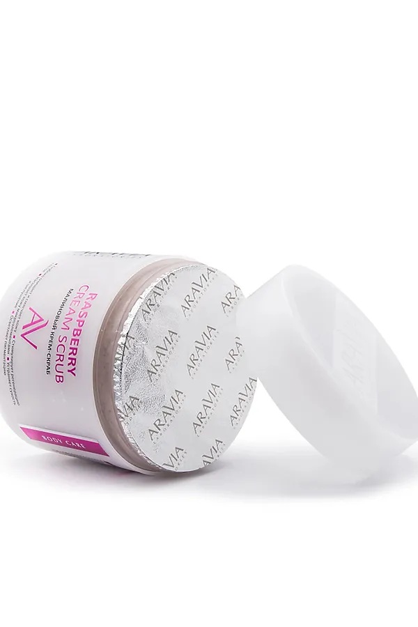 Aravia Laboratories Малиновый крем-скраб / Raspberry Cream Scrub, 300 мл KRISTALLER, малина - фото 2