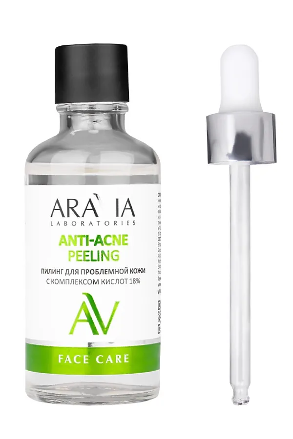Aravia Laboratories Пилинг для проблемной кожи с комплексом кислот 18% / Anti-Acne Peeling, 50 мл KRISTALLER, бесцветный - фото 2