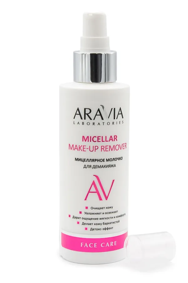 Aravia Laboratories Очищающее мицеллярное молочко для демакияжа / Micellar Make-up Remover, 150 мл KRISTALLER, белый - фото 2
