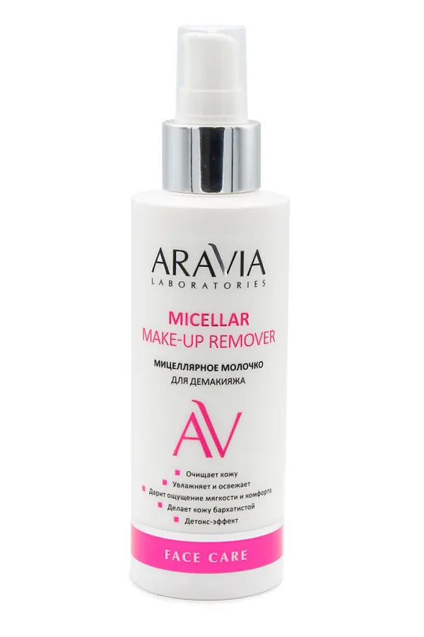 Aravia Laboratories Очищающее мицеллярное молочко для демакияжа / Micellar Make-up Remover, 150 мл KRISTALLER, белый - фото 2