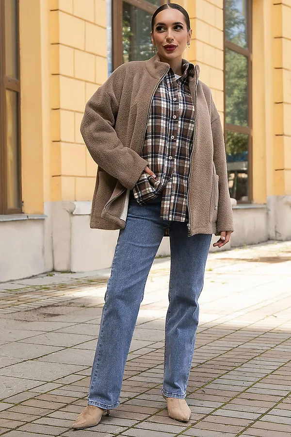 Пальто LADY TAIGA, бежевое - фото 2