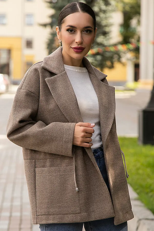 Пальто LADY TAIGA, коричневый - фото 2