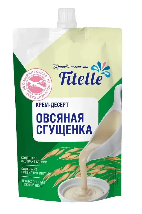Крем-десерт Овсяная сгущенка Fitelle 100г ЭКО-ПРОДУКТЫ, - - фото 2