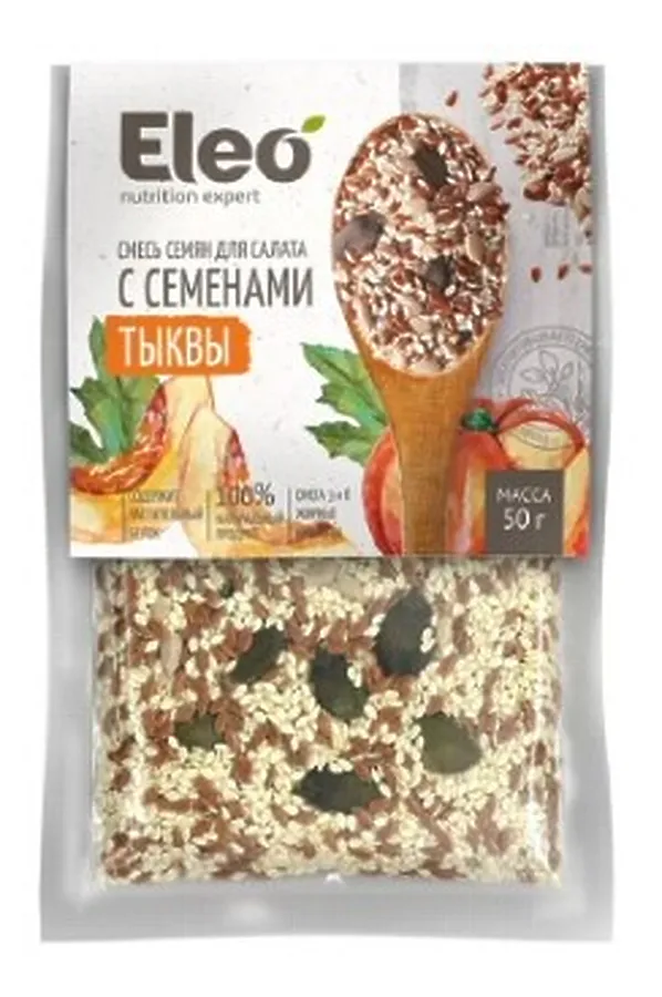 Смесь семян для салата с семенем тыквы 50г ЭКО-ПРОДУКТЫ, - - фото 2