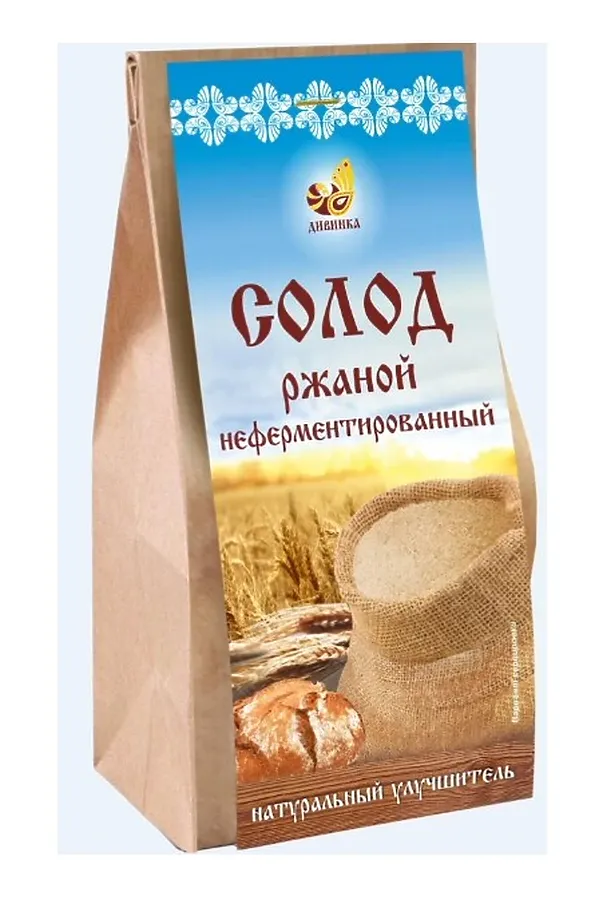 Солод ржаной Не ферментированный (белый) пакет 500г ЭКОПРОДУКТЫ, - - фото 2