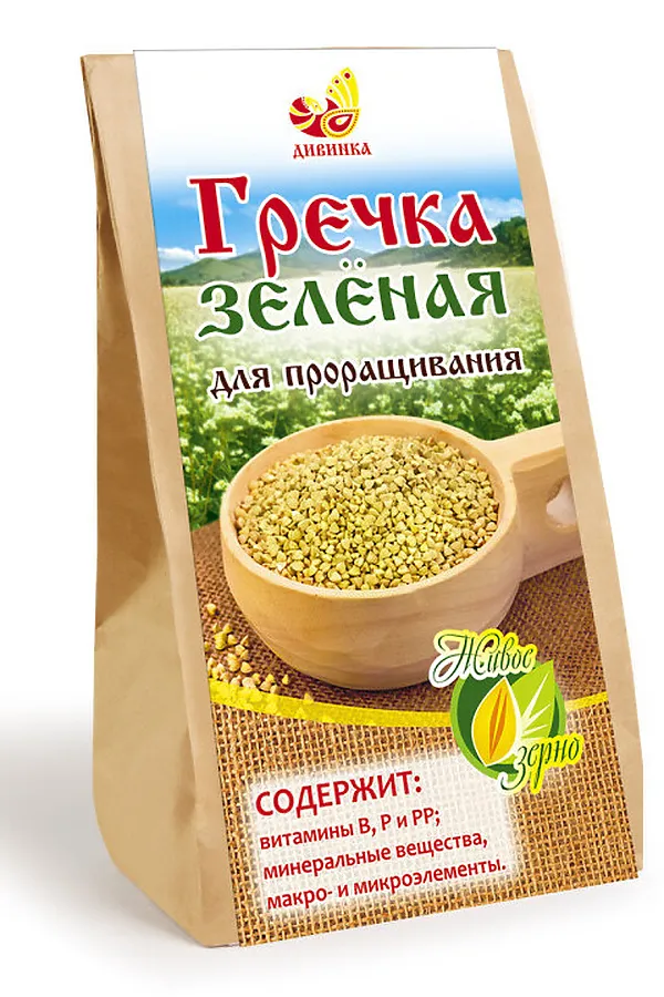 Гречка зеленая для проращивания 500г ЭКО-ПРОДУКТЫ, - - фото 2
