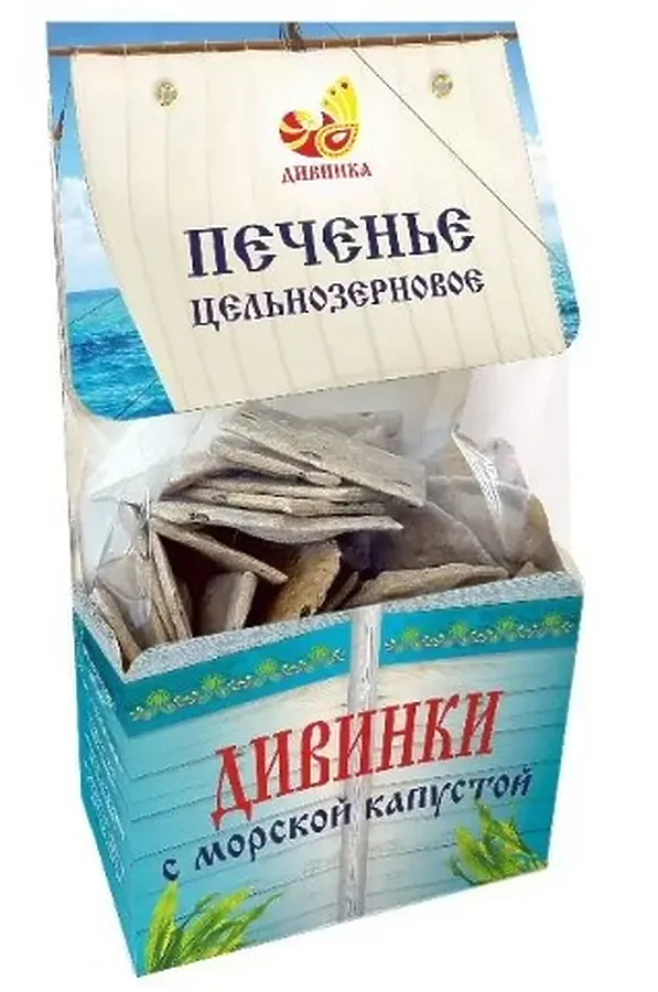 Печенье ц/з (крекер) с морской капустой 150г  ЭКО-ПРОДУКТЫ, - - фото 2