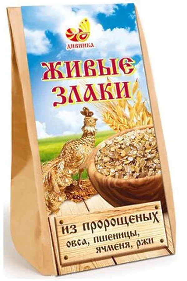 Хлопья 4 злака пророщенные к.пакет 300г ЭКО-ПРОДУКТЫ, - - фото 2