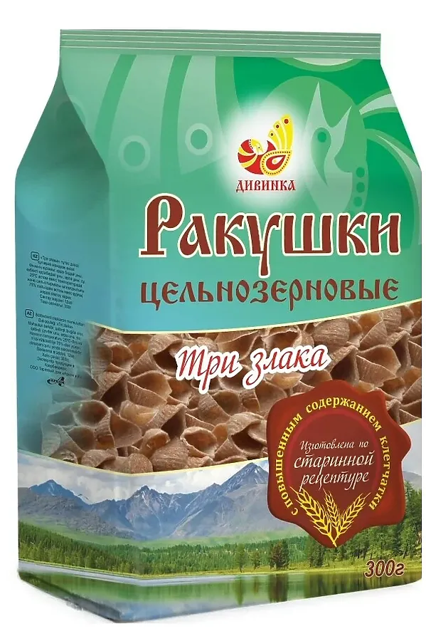 Макароны 3 злака "Ракушки" п/п 350г ЭКО-ПРОДУКТЫ, - - фото 2