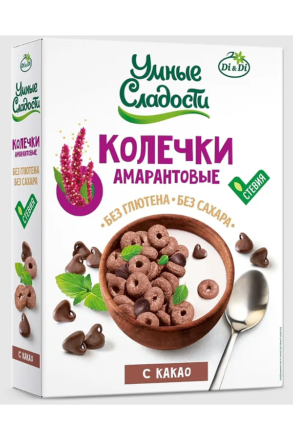 Колечки амарантовые "УмСладости" какао 150г ЭКО-ПРОДУКТЫ, - - фото 2