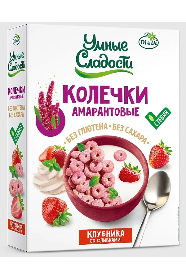 Колечки амарантовые "УмСладости" клубника со сливками 150г ЭКО-ПРОДУКТЫ, - - фото 2