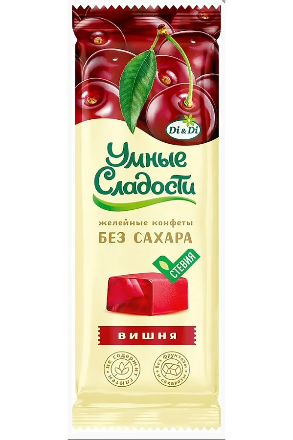 Конфеты "УмСладости" желейные Вишня 90г ЭКО-ПРОДУКТЫ, - - фото 2