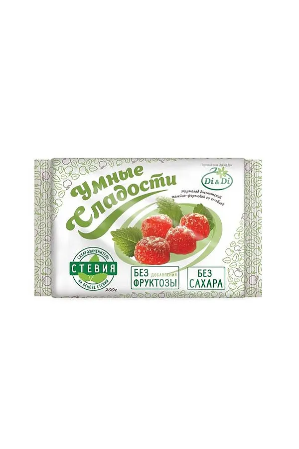 Мармелад "УмСладости" формовой на стевии со вкусом дыни 200г ЭКО-ПРОДУКТЫ, - - фото 2