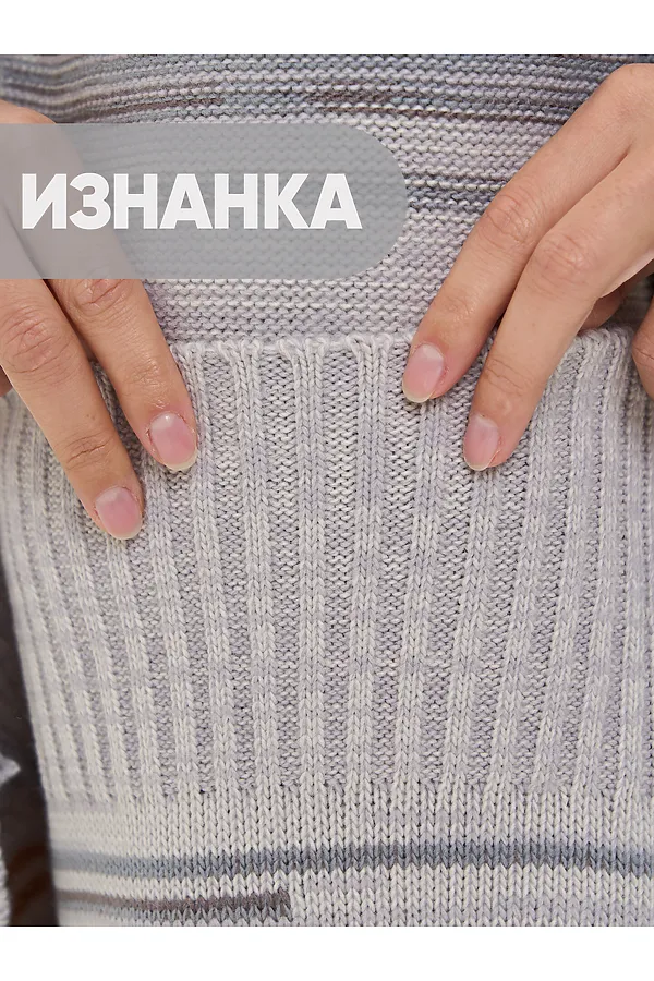 Платье VAY, туман/оттепель/латте/ристретто/теплый серо-коричн/арктика - фото 2