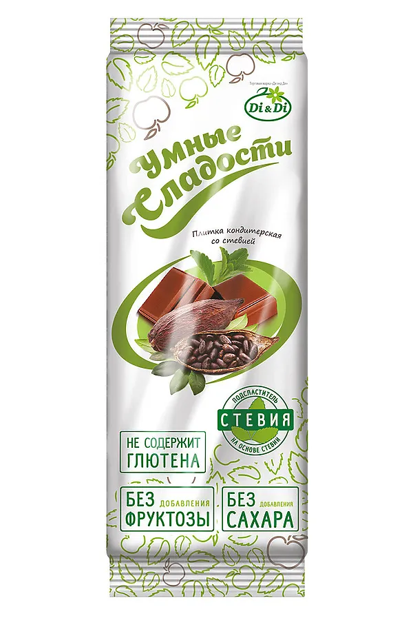 Плитка шоколадная "УмСладости" без сахара 90г ЭКО-ПРОДУКТЫ, - - фото 2