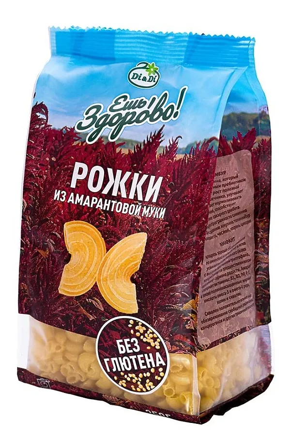 Макароны из амарантовой муки, кукурузные "Рожки" б/глютена 250г ЭКО-ПРОДУКТЫ, - - фото 2