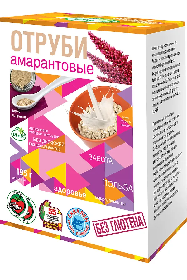 Отруби амарантовые 250г ЭКО-ПРОДУКТЫ, - - фото 2