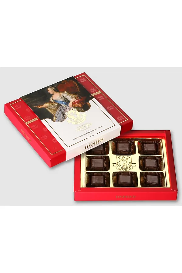Конфеты "Трюфели в темном шоколаде Екатерина II" 130г ЭКОПРОДУКТЫ, - - фото 2
