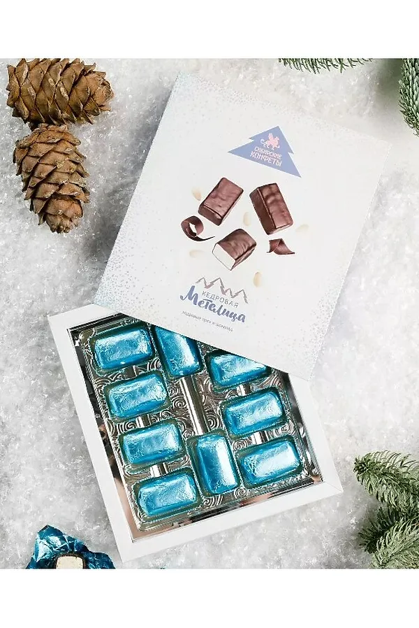 Конфеты "Кедровая метелица" ассорти 150г ЭКО-ПРОДУКТЫ, - - фото 2