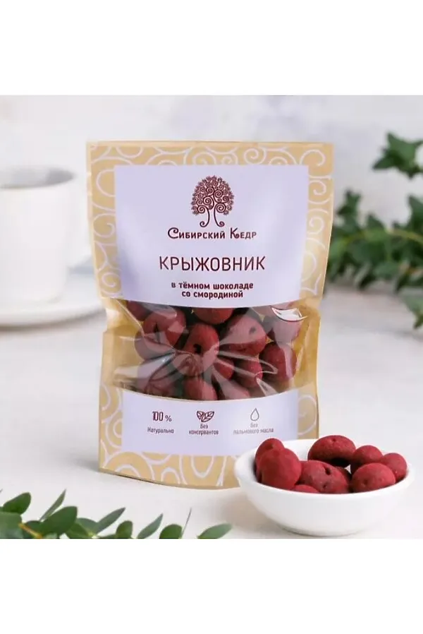 Крыжовник в тёмном шоколаде с смородиной крафт 60г ЭКО-ПРОДУКТЫ, - - фото 2