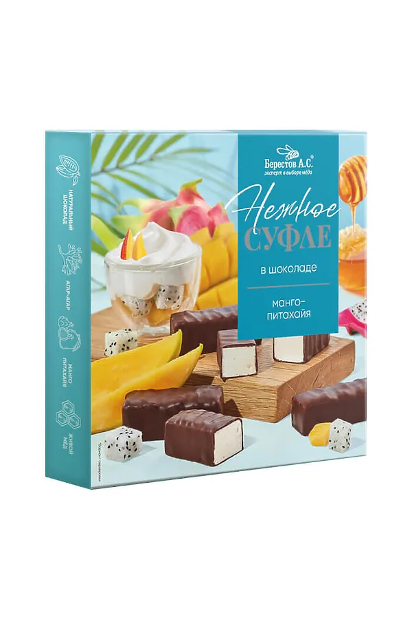 Конфеты "Нежное суфле" манго-питахайя 155г ЭКО-ПРОДУКТЫ, - - фото 2
