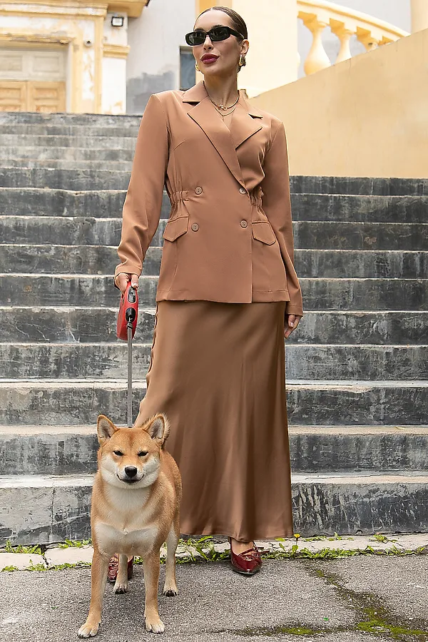 Пиджак LADY TAIGA, корица - фото 2