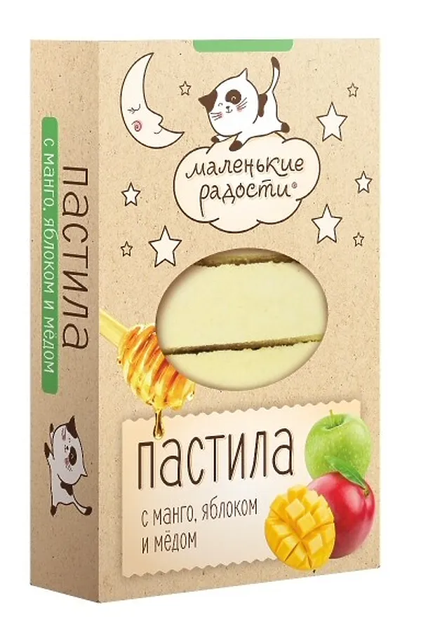 Пастила "Маленькие радости" Манго, яблоко и мёд 95г ЭКО-ПРОДУКТЫ, - - фото 2