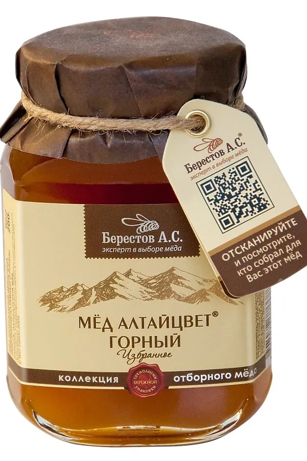 Мёд "Берестов А.С." Горный ст.банка 200г ЭКО-ПРОДУКТЫ, - - фото 2
