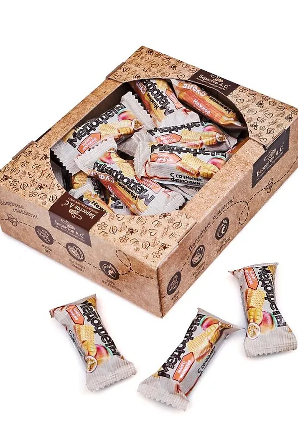 Конфеты "Медофеты" суфле манго-маракуйя, телевизор 450г ЭКО-ПРОДУКТЫ, - - фото 2