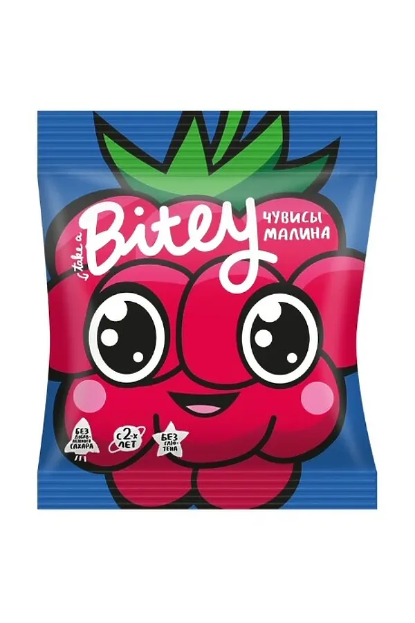 Мармелад Bitey "Чувисы" Малина 20г ЭКО-ПРОДУКТЫ, - - фото 2