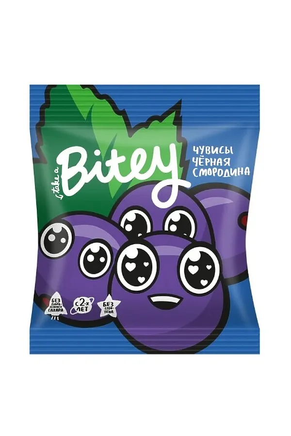 Мармелад Bitey "Чувисы" Черная смородина 20г ЭКО-ПРОДУКТЫ, - - фото 2