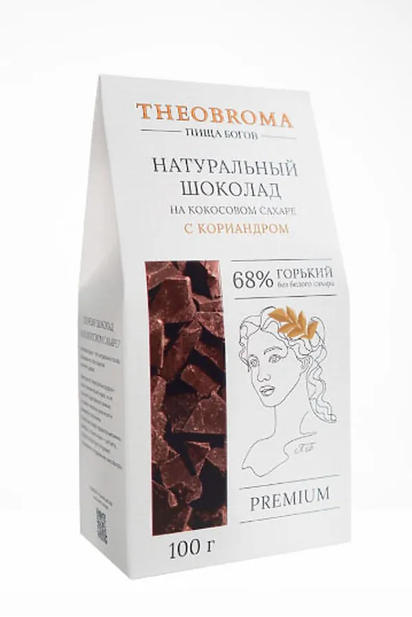 Шоколад горький 68% с кориандром на кокосовом сахаре 100г ЭКО-ПРОДУКТЫ, - - фото 2