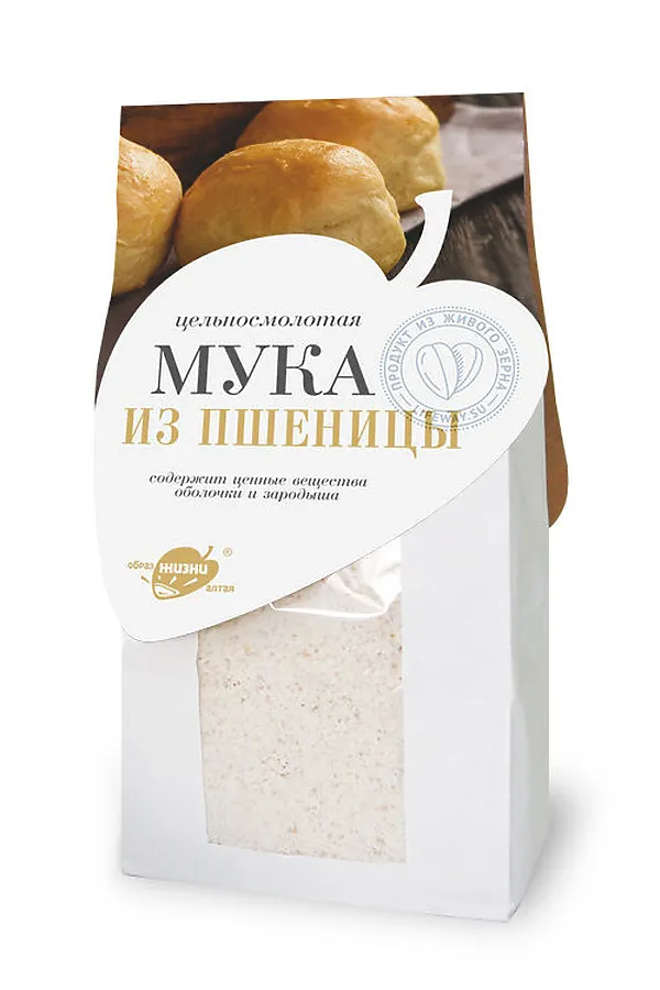 Мука пшеничная цельносмолотая 500г ЭКО-ПРОДУКТЫ, - - фото 2