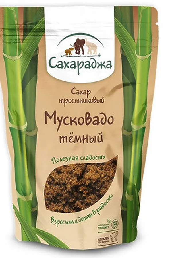 Сахар тростниковый "Мусковадо" тёмный 450г ЭКО-ПРОДУКТЫ, - - фото 2