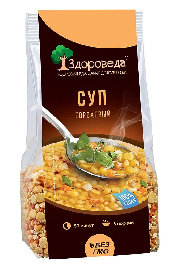 Суп Гороховый постный 250 г ЭКО-ПРОДУКТЫ, - - фото 2