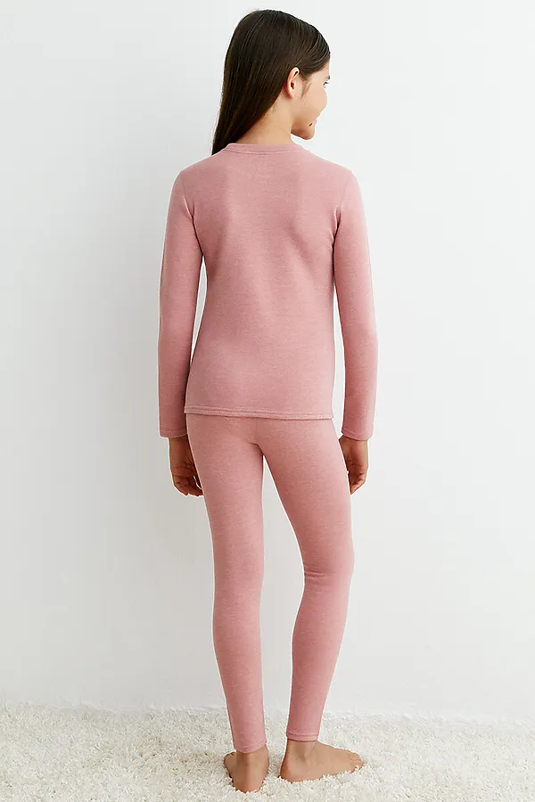 Термолегинсы OMSA, rosa cashmere (розовый) - фото 2