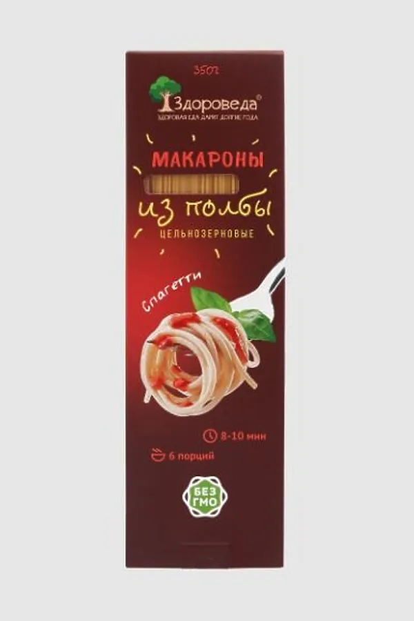 Макароны полбяные "Спагетти" ц/з 350г ЭКОПРОДУКТЫ, - - фото 2
