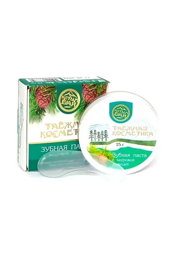 Зубная паста с кедровой живицей 25г ЭКО-ПРОДУКТЫ, - - фото 2
