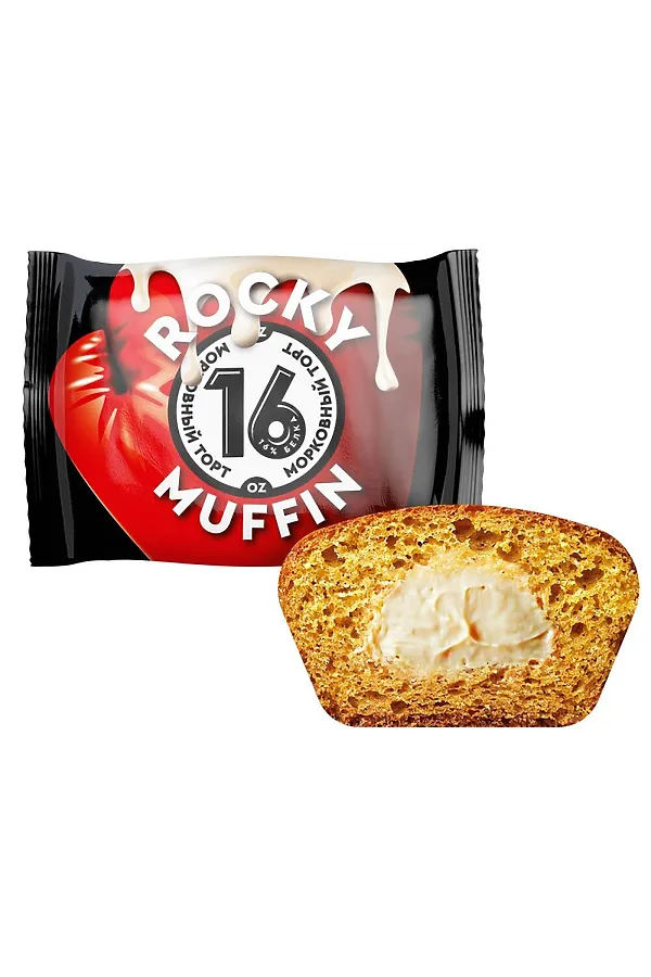 Маффин морковный торт Rocky 55г ЭКО-ПРОДУКТЫ, - - фото 2