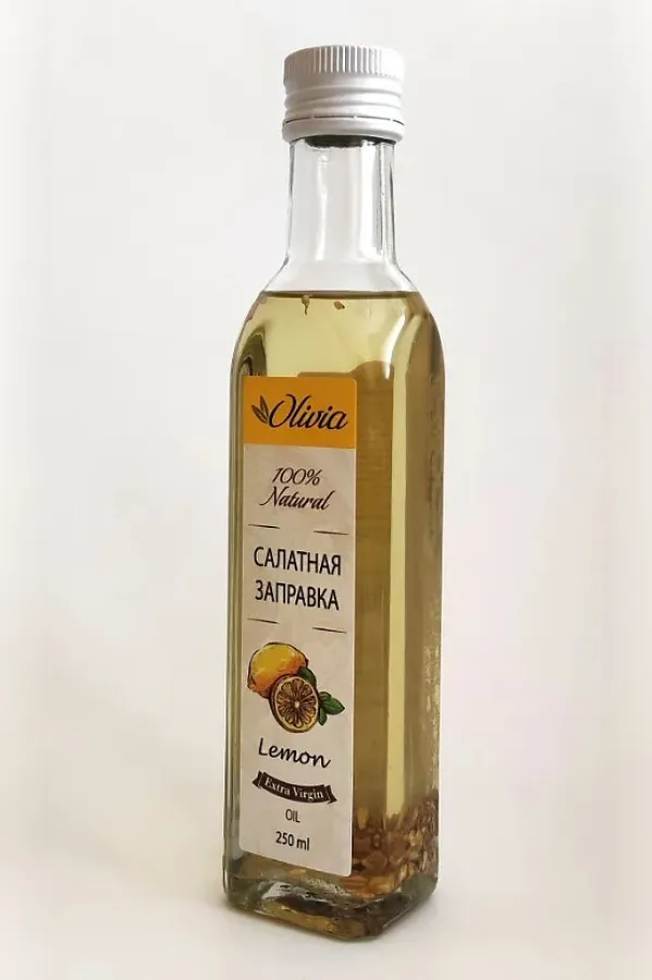 Салатная заправка с цедрой лимона Olivia, стекло 250мл ЭКО-ПРОДУКТЫ, - - фото 2