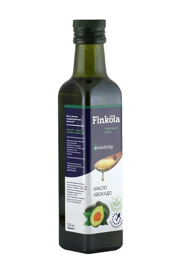 Масло авокадо "Finkola" нерафинированное ст. бутылка 250мл ЭКО-ПРОДУКТЫ, - - фото 2