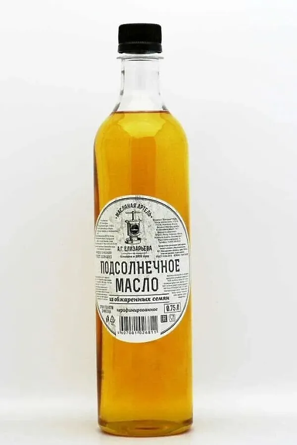 Масло подсолнечное "Масляная артель Елизарьева" ПЭТ 750мл ЭКО-ПРОДУКТЫ, - - фото 2
