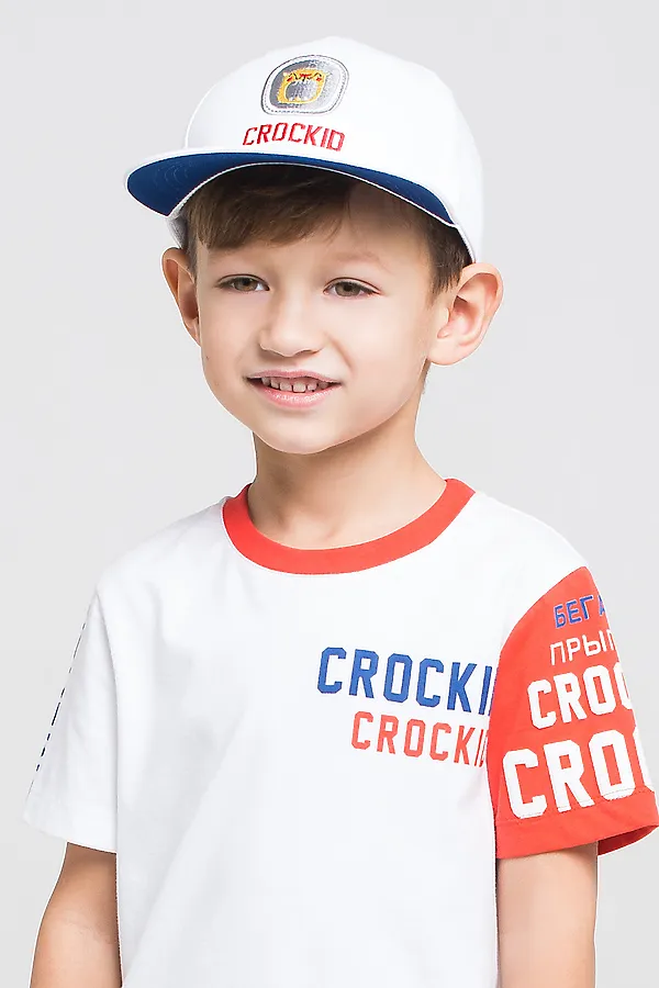 Футболка CROCKID, белый - фото 2