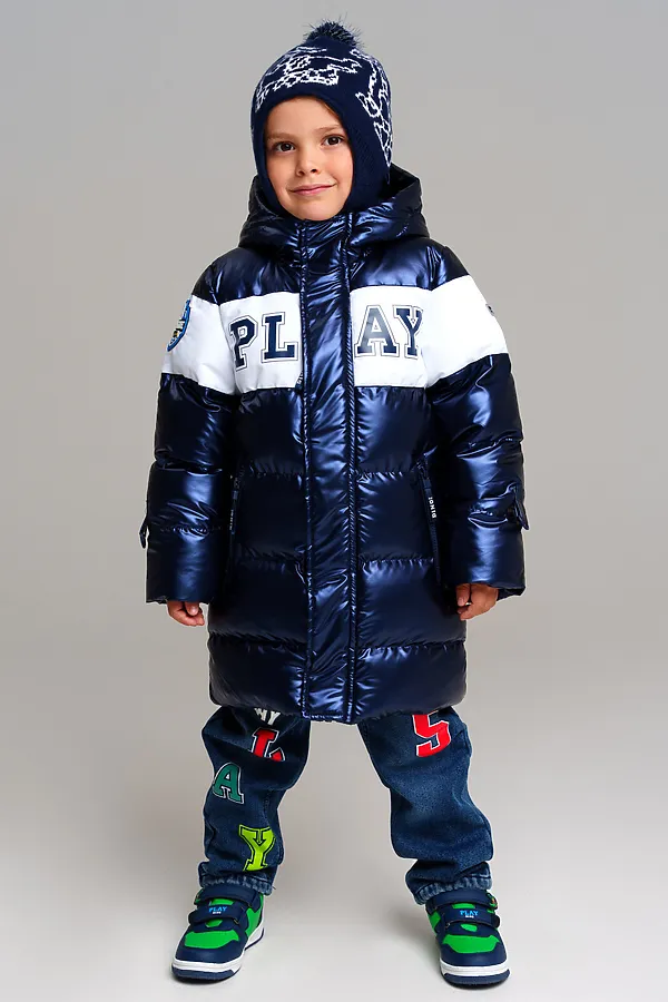 Пальто PLAYTODAY, тёмно-синий - фото 2