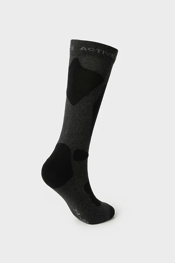 Термоноски PLAYTODAY, черный,серый - фото 2