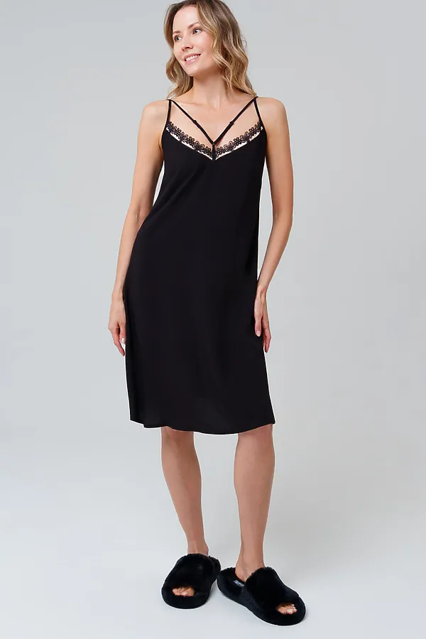 Сорочка ночная PLAYTODAY, черный - фото 2