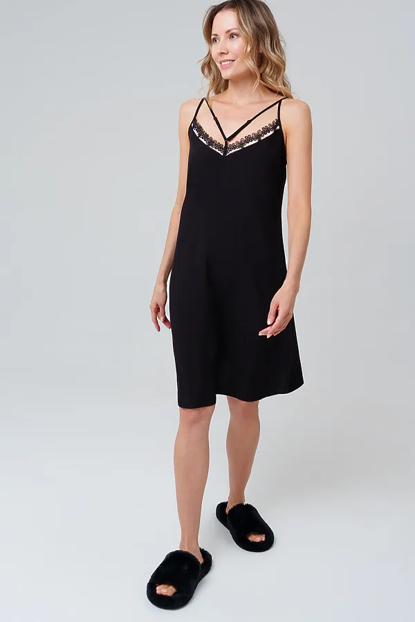 Сорочка ночная PLAYTODAY, черный - фото 2