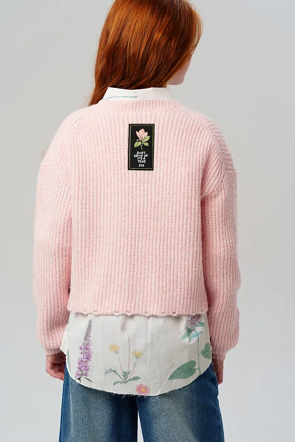 Кардиган PLAYTODAY, светло-розовый - фото 2