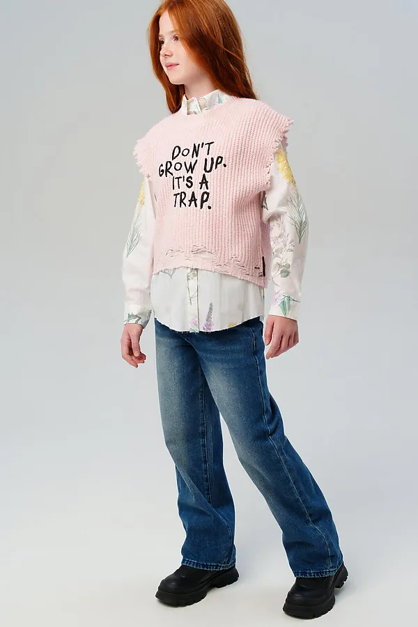 Жилет PLAYTODAY, светло-розовый - фото 2